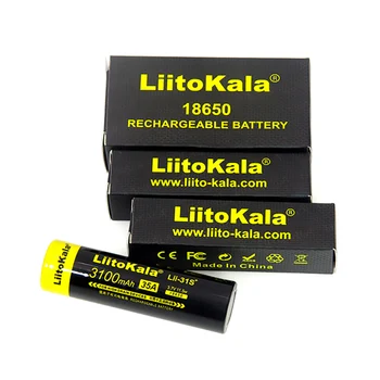 1-20PCS LiitoKala Lii-31S 18650 Akumulators 3,7 V Li-ion 3100mA 35A akumulatora augstas drenāžas ierīcēm.