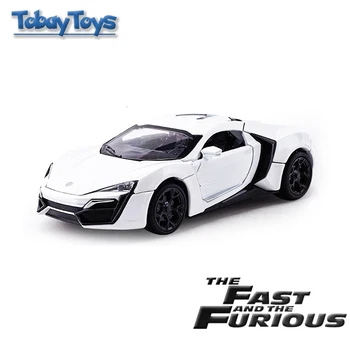 1:32 Fast Un Negants Automašīnas Modelis Lykan Hypersport Bērnu Rotaļlietu Pull Atpakaļ Auto, Rotaļu Lycan Auto Modelis Dāvanu Un Apdare