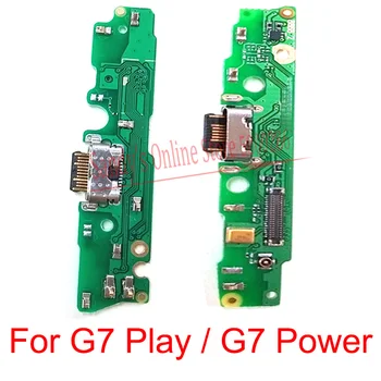10 GAB. Jaunu USB Uzlādēšana Ostas Valdes Doks Flex Kabelis Motorola Moto G7 Spēlēt Power Lādētājs Doks Rezerves Daļas
