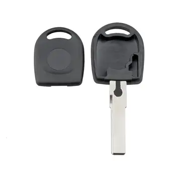 10Pcs/daudz HU66 Asmens Auto Atslēgu Tukšu Gadījumā VW Volkswagen Passat Transpondera Atslēgu Dubultā sānu Apvalks