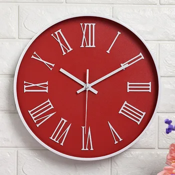 12 Collu Modernā Stila, Klasisko Sienas Pulksteņi 2019 Jaunu Vintage Apaļš Pulkstenis Kvarca Horloge Retro Wathces Relogio de parede