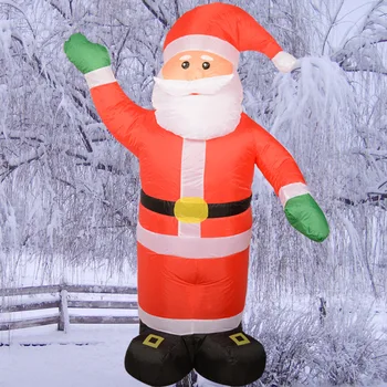 120/180/240/300CM Piepūšamās Santa Claus Nakts Gaisma Attēls Āra Dārza Rotaļlietas, Ziemassvētku Rotājumi Ziemassvētki Jaunais Gads 2019.