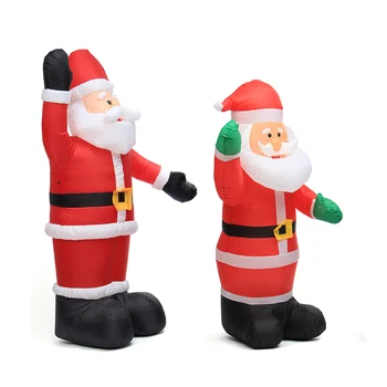 120/180/240/300CM Piepūšamās Santa Claus Nakts Gaisma Attēls Āra Dārza Rotaļlietas, Ziemassvētku Rotājumi Ziemassvētki Jaunais Gads 2019.