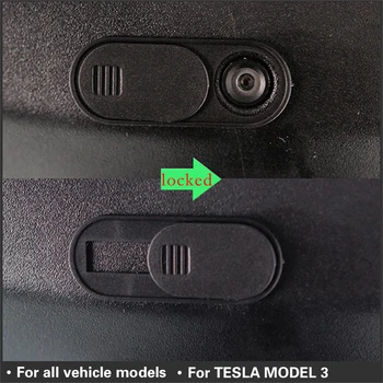 1GB/komplekts tesla model S ModelY X Modeļa Model3 webcam vāks Tesla Model 3 2017-2020 Automašīnas kameras privātuma segumu Piederumi