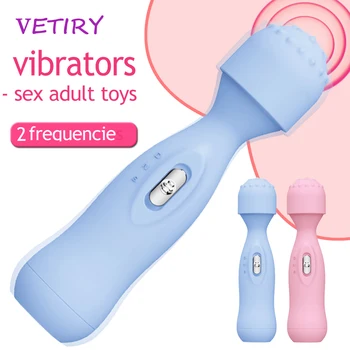 2 Frekvences Spēcīgs Maksts Vibrators Klitora Stimulators AV Stick G Spot Vibrators, Dildo Sieviešu Masturbācija Seksa Rotaļlietas Sievietēm