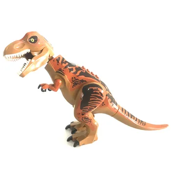 2018 jaunu ierodas Jurassic Pasaules Tyrannosaurus T-rex Indominus Rex Carnotaurus Indoraptor Dinozauru Celtniecības Bloki Rotaļlietas