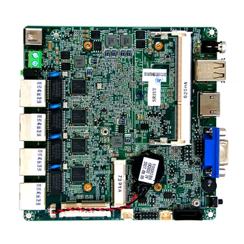 2018 Jaunākās Nano 4 *I1211AT Lan Portu Firewall Plānas Serveru Mātesplates ar j1900/j1800/Procesors E3845