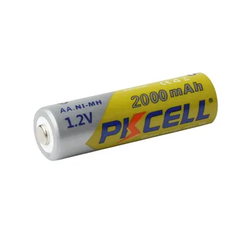20Pcs PKCELL 1.2 V AA Uzlādējamas Baterijas NIMH AA Baterijas Bateria NI-MH 2000mAh 2A Bateria Baterias bateriju