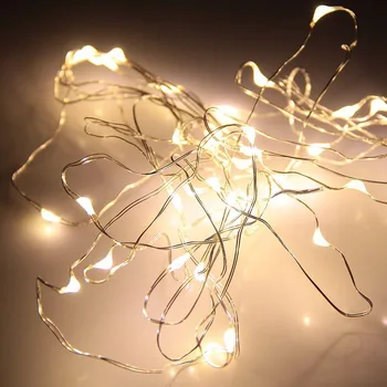 2M 20LED Apdare, LED Vara Stieples Pasaku String Gaismas Lampas Ziemassvētku Brīvdienās, Kāzu svinības, GK99