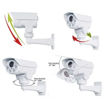 3.0 MP 10X, Motorizētie Auto Zoom 5-50mm Varifocal IP Camera POE 2.0 MP HD ONVIF Āra PTZ P2P IP Kameras CCTV VRR Cam Sistēma