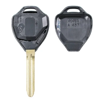 3 Pogu Smart Remote Auto Atslēgu Fob 312MHZ Toyota Scion tC Yaris FCC ID: MOZB41TG ar Nesagrieztiem Asmens