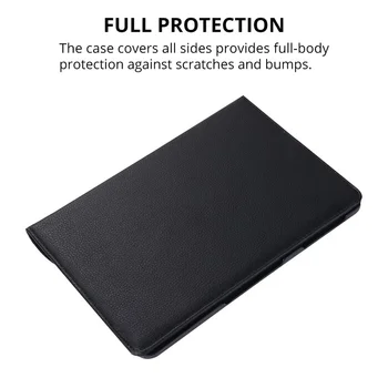 360 Rotējoša Case For Samsung Galaxy Tab E 9.6 collu SM-T560 T561 PU Ādas Stāvēt Smart Cover Samsung TabE 9.6 Gadījumā+Filma+Pildspalva