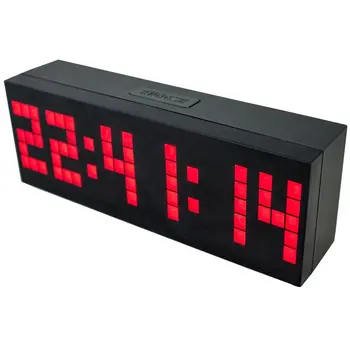4 Krāsas LED Pulkstenis Digitālais Modinātājs Sienas, Galda, Darbvirsmas Jauns Dizains ar Atlikšanas Kalendārs Temperatūra Chiristmas dāvanu klāt