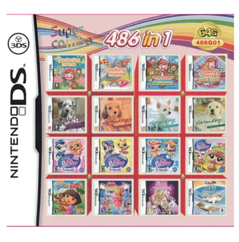 486 1 Video Spēles, Kārtridži Nintendo NDS NDSL NDSi 3DS 2DS Meitene Spēles
