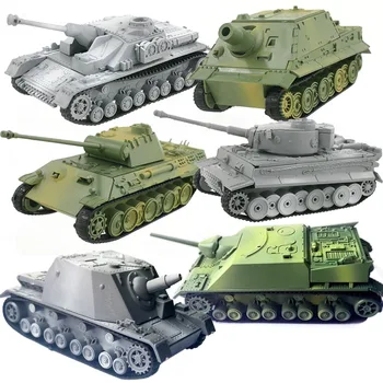 4D Tanku Modeļu Veidošanas Komplekti Militāro Asamblejas Izglītības Rotaļlietas Apdares Materiāls, Tiger, Panther Turmtiger Uzbrukumu