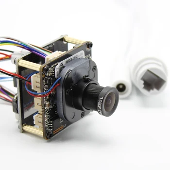 4MP H. 265 POE IP Kamera ar 2.8-12mm objektīvs KĪN DIY CCTV POE IP Kameras modulis Kuģa PCB 1080P ONVIF H264 Mobilo ONVIF XMEYE APP