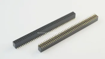 5gab 2x40 P 80 pin 1.27 mm Piķis Pin Header Sieviešu dual rindā SMT taisnas Virsmas montāžas PCB Rohs Radīt brīvu