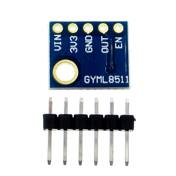 5GAB GY-8511 ML8511 UVB Starplaikos Testa Modulis Staru Sensoru UV Detektoru Analog Output Module