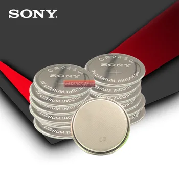 5pc/Sony daudz Oriģināls CR2450 CR 2450 3 V Litija Monētas skatīties, Atslēgu Maciņi, Akumulatoru Baterijas swatch skatīties LEXUS Automašīnu Contro