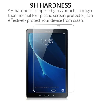 9H Rūdīts Stikls Priekš Samsung Galaxy Tab Pro T520 T525 10.1 collu Planšetdatora Plēve Ekrāna Aizsardzībai, Stikla Vāks SM-T521 Stikla plēves