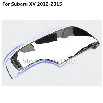 ABS Chrome Apdare Auto Stick Atpakaļskata Atpakaļskata Sānu Stikls, Spogulis, Pārsegs Melns Rāmis 2gab Par Subaru XV 2012 2013