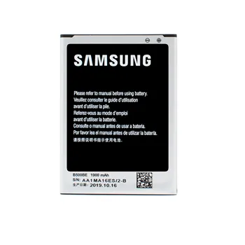 Akumulatora B500BE Samsung Galaxy S4 Mini I9192 I9190 I9195 I9198 Sākotnējā Tālruni Nomaiņa Augstas Kvalitātes Bateria AKKU 1900mAh