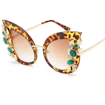 ALOZ MICC Modes Cat Eye Saulesbrilles Sieviešu Zīmola Dizainere Lielgabarīta Tauriņš Izpušķot, Saules Brilles Sieviešu GlassesUV400 Q17
