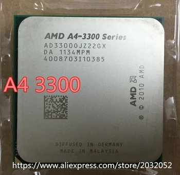 AMD A4 3300 2.5 GHz 1MB 65W CPU procesors FM1 scrattered gabalus A4-3300 APU