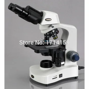 AmScope 40X-2000X 3W LED Darkfield Mikroskopu Siedentopf Biologocal Binokļu Saliktā Mikroskopa B340B-NA-LED