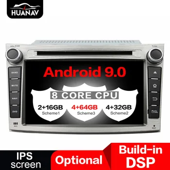 Android 9.0 Auto DVD atskaņotājs, GPS Navigācijas Par Subaru Legacy Outback 2009. -. Gada Auto HD multimedia Auto Auto Radio palyer bezmaksas kartes