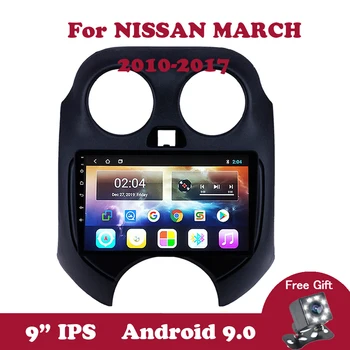 Android 9.0 Priekš NISSAN MARCH 2010 2011-2017 9