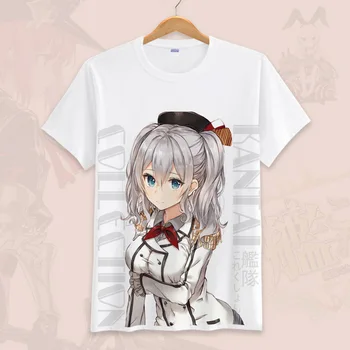 Anime Kantai Kolekcija Kokvilnas t-veida krekls ar īsām piedurknēm vīriešu t-krekls gadījuma tshirt karikatūra izdrukāt Unisex t krekls cosplay kostīms