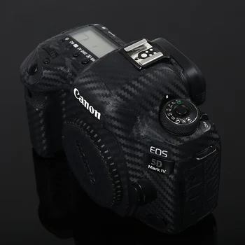 Anti-Scratch Kameras korpuss Oglekļa Šķiedras Filmu Ādas Canon EOS 5D MarkIV 5DIV 80D 90D 5DIII 5D2 6D M6II 77D Aizsardzības Uzlīme