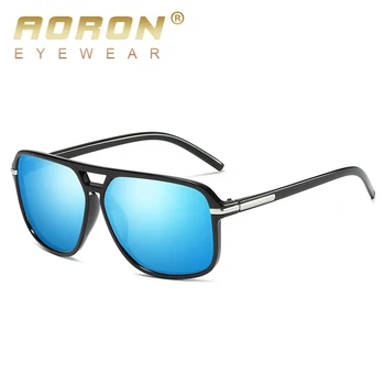 AORON Polarizētās Saulesbrilles Vīriešiem un Sievietēm, Āra Braukšanas Vīriešiem Ieplests UV400 Aizsardzība Unisex Retro Saules Brilles Oculos