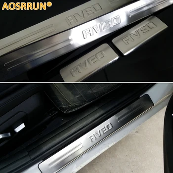 AOSRRUN auto piederumi nerūsējošā tērauda ārējais pretnodiluma plāksnes durvis, palodzes par Chevrolet Aveo Sonic 2011 2012 2013