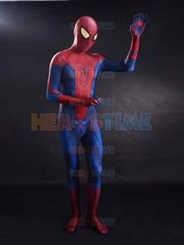 Apbrīnojamo Tērpu 3D Sākotnējā Filmas Helovīna Spandex Spider Supervaroņa Kostīms fullbody zentai uzvalks