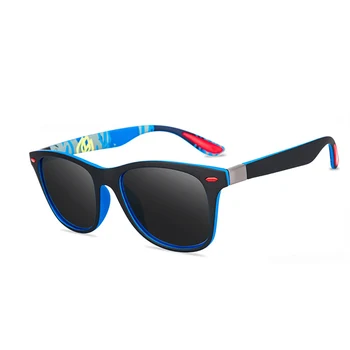 ASUOP 2019 jaunas polarizētās saulesbrilles, UV400 modes vīriešu un sieviešu saulesbrilles classic zīmola kvadrātveida rāmis sporta braukšanas saulesbrilles