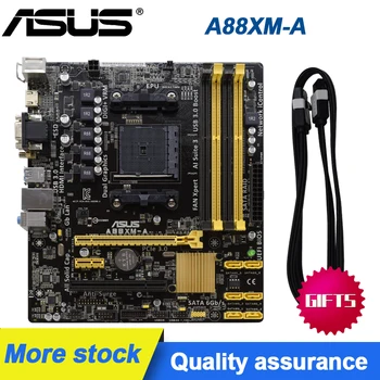 ASUS A88XM-A DDR3 DATORU Pamatplates Socket FM2/FM2 + USB 3.0 SATA3.0 AMD Desktop Pamatplates Komplekts