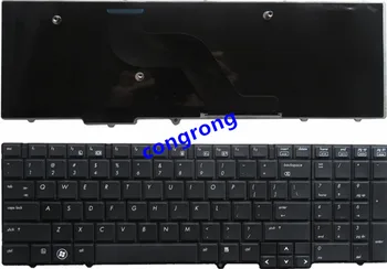 ASV Melnā versija angļu valodā tastatūra HP EliteBook 8540 8540P 8540W Klēpjdators Tastatūra