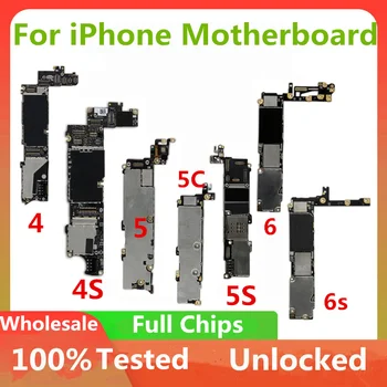 Atslēgt Mainboard iPhone 4S Mātesplati Par iPhone 5 5C 5S 6 6Plus 6S 6sPlus 7 7Plus 8 8Plus Loģika Padome Bez Touch ID