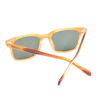 Augstas Kvalitātes Acetāta Classic Polarizētās Saulesbrilles, Vīriešu, Sieviešu UV400 Aizsardzība Braukšanas Toņos, Saules brilles ar Krāsainu objektīvs