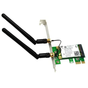 Augstas Kvalitātes Dual Band 2.4/5Ghz WiFi PCI-E Tīkla Karte 450Mbps DATORA Darbvirsmas Bezvadu Adapteri