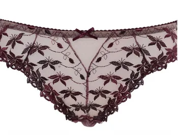 Augstas Kvalitātes Sieviešu Underwears Ultra Plānas 3 Krāsas Krūšturi+Biksītes Iestatīt Caurspīdīgu Ziedu Mežģīnes Sexy Lingeries Underwears Komplekts