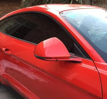 Augstākās kvalitātes nekustamā Oglekļa Šķiedras/nerūsējošā tērauda Auto ārpus atpakaļskata Spogulī, dekoratīvās apdares līstes Ford Mustang-2019
