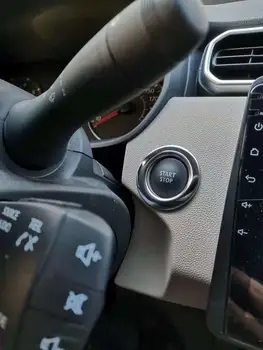 Auto Piederumi Nerūsējošā Tērauda piemērots Renault DUSTER Vienu Pogu Start Pogu, Dekoratīvu Gredzenu 2018-2021