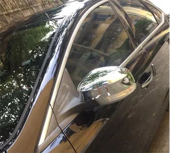 Auto Stils Ford Mondeo 2007. - 2012. Gadam Auto piederumi ABS Chrome Atpakaļskata spoguļa vāciņš Melns/Atpakaļskata spoguļa Apdare