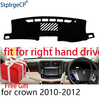 Automašīnas Paneļa Vāciņu Mat Toyota Crown 2010-2012 Labo Roku Disku Dashmat Pad Dash Mat Ietilpst Paneļa Piederumi