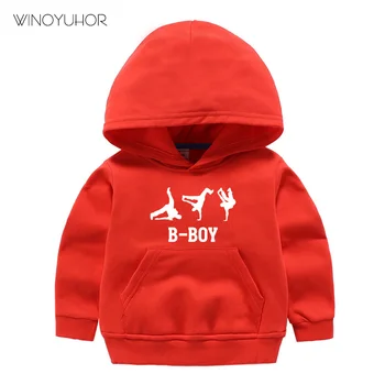 B-boy Hoodies Bērnu Rudens garām Piedurknēm Puloveri Bērnu Zēniem Topi Džemperi Hip Hop Breakdance Apģērbu Streetwear