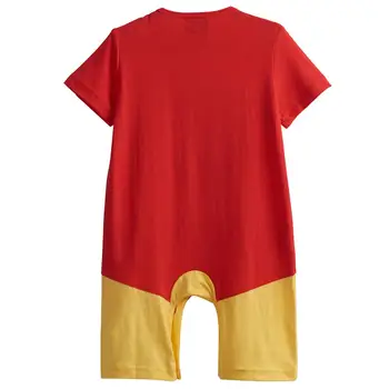 Baby Boy Romper Zīdaiņu Supervaroņa Kostīms Toddler Zēni Cosplay Jumpsuit Jauno Dzimis Zīdaiņu Apģērbu