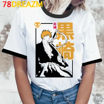 Balinātājs Ichigo Death Note t femme vintage harajuku harajuku kawaii vasaras top top tees streetwear vintage